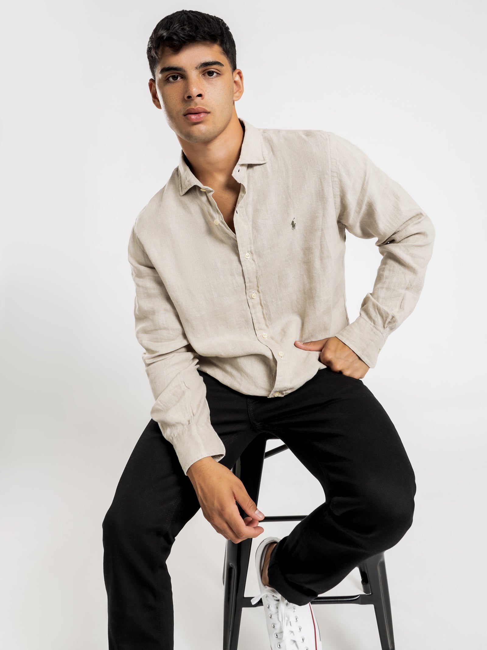 Long Sleeve Linen Shirt