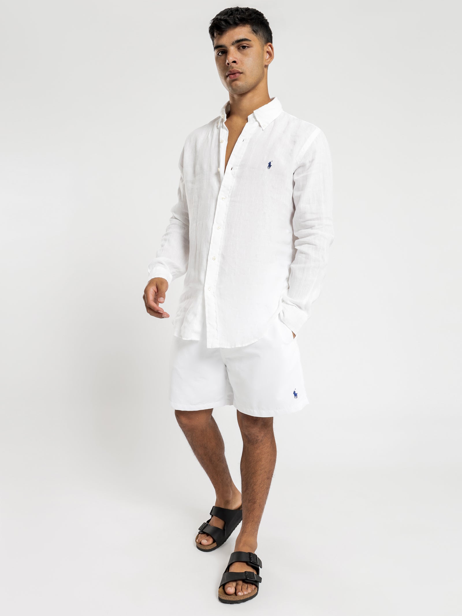 Long Sleeve Linen Sport Shirt