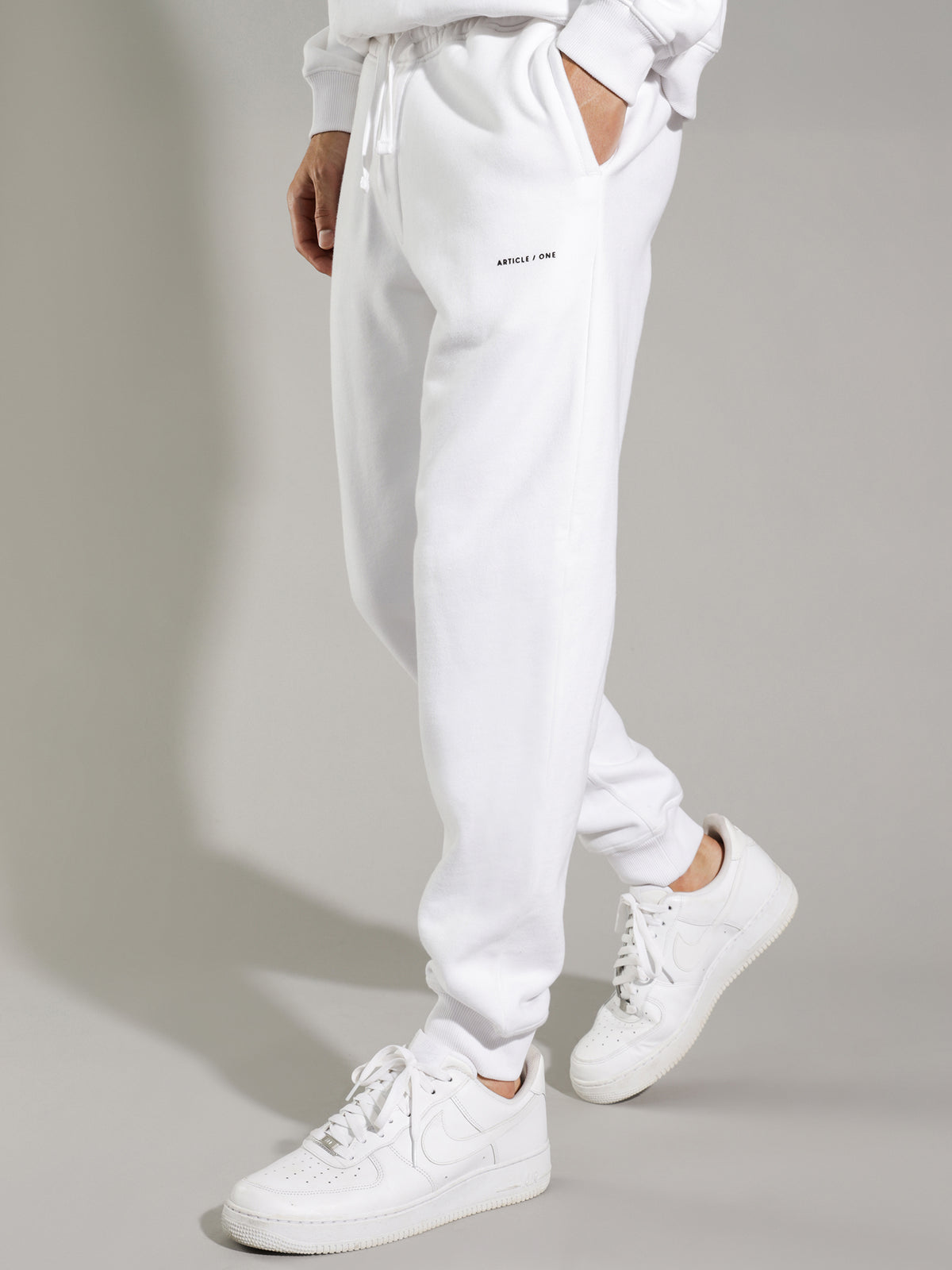 Classic Track Pants in White