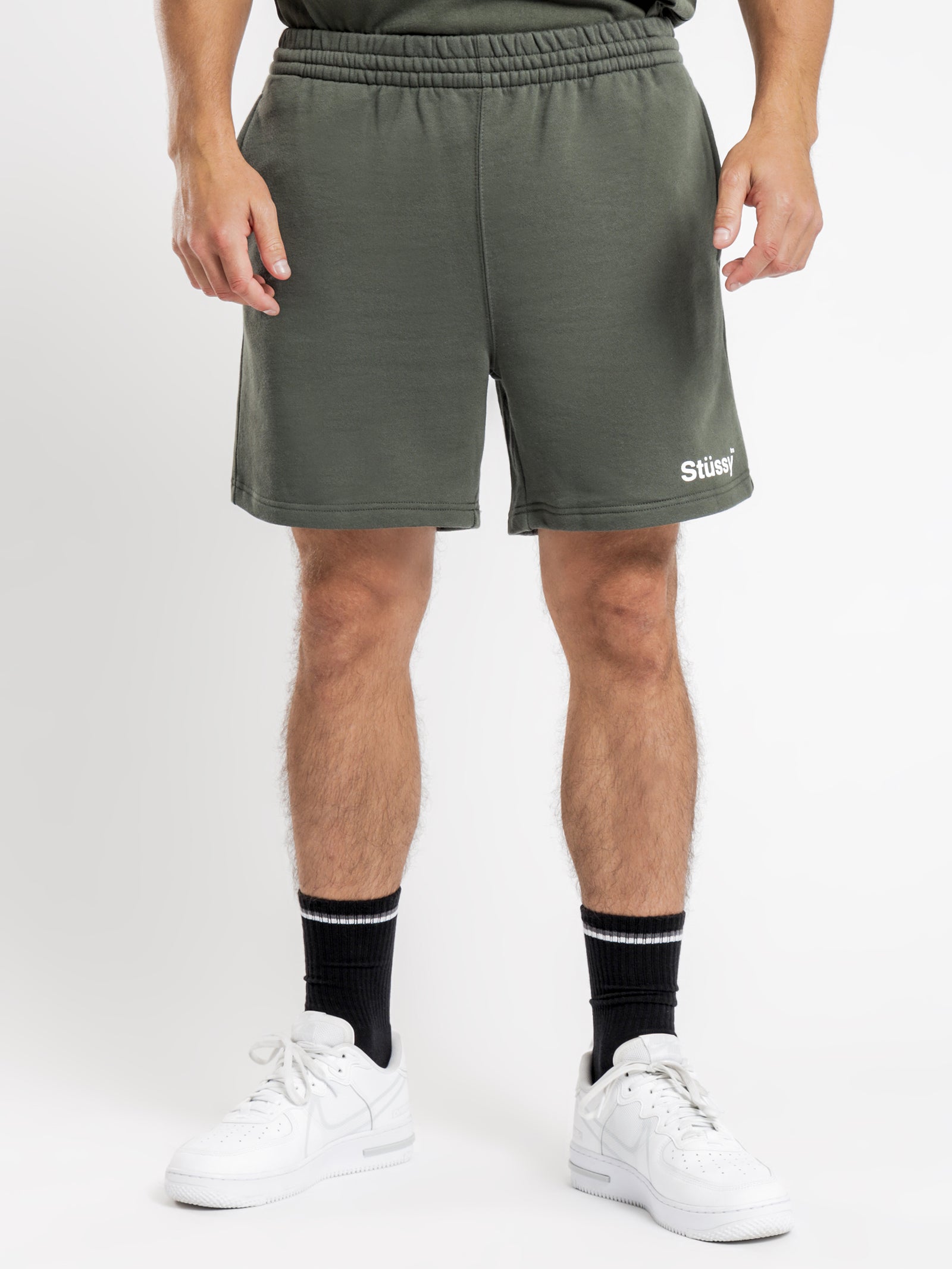 Text Fleece Short