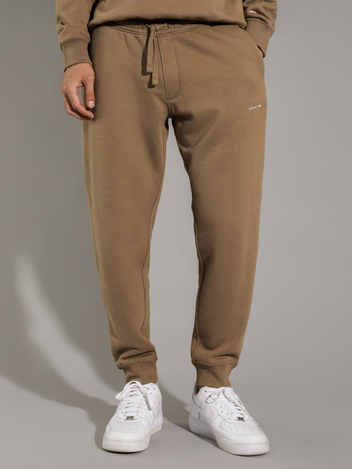 Classic Track Pants in Latte
