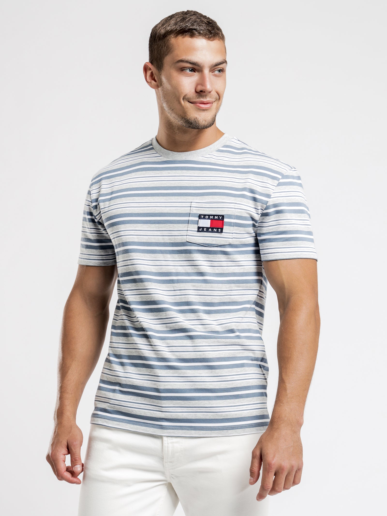 Stripe Pocket T-Shirt