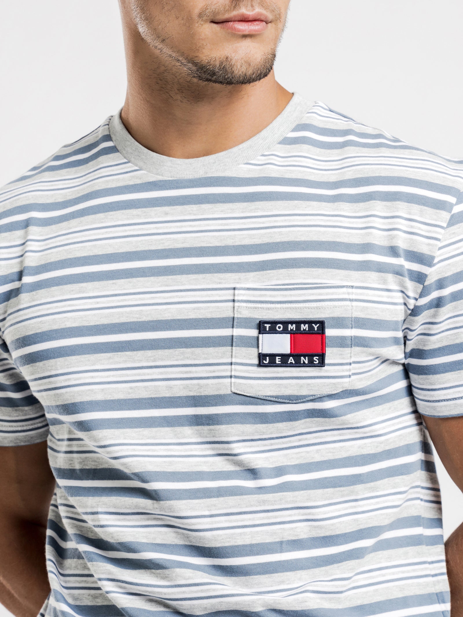 Stripe Pocket T-Shirt