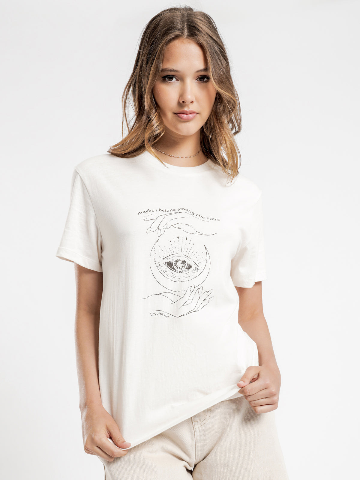 Zodiac T-Shirt in Cream
