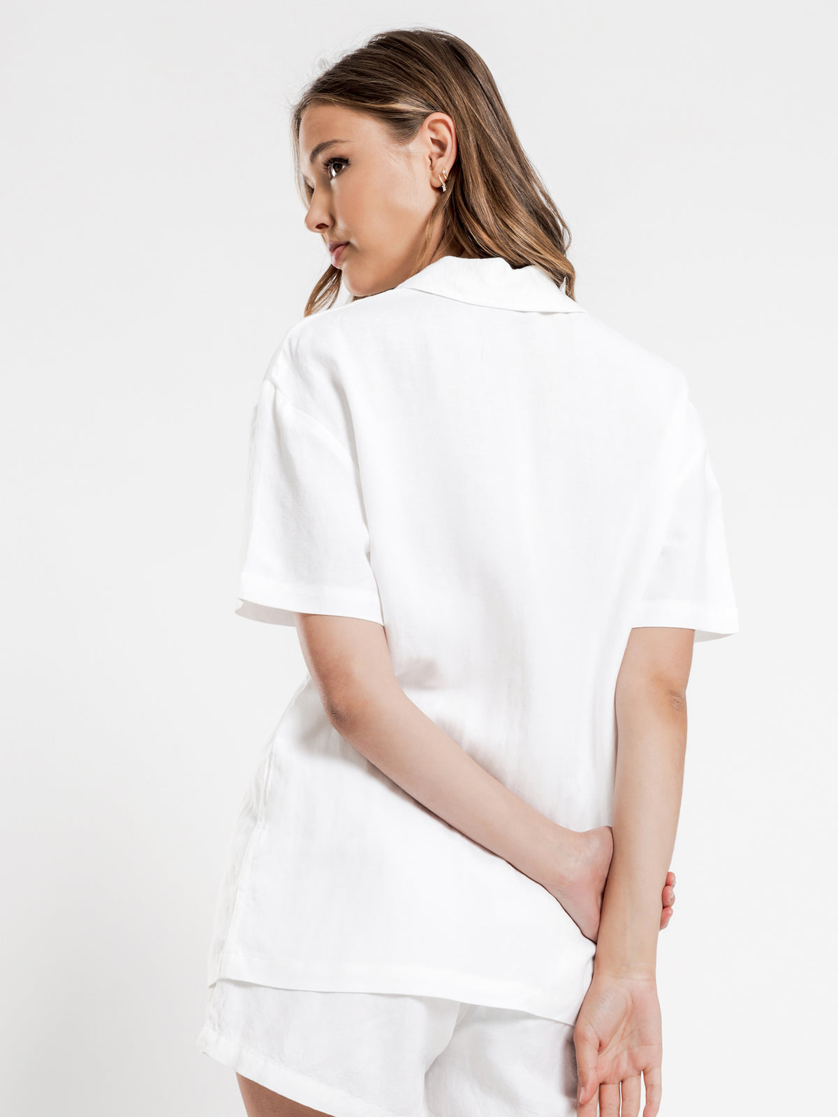 Designs Linen Oversized in White