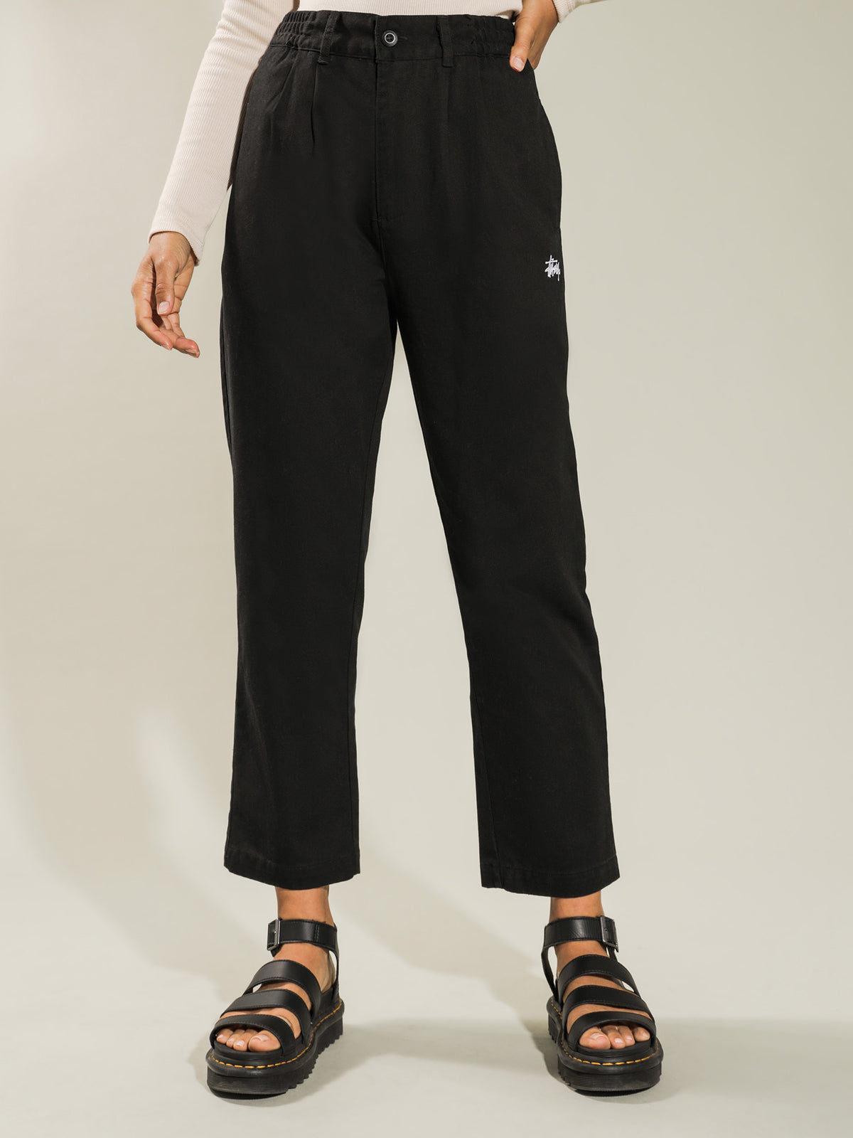 Colfax High Waisted Pants in Black