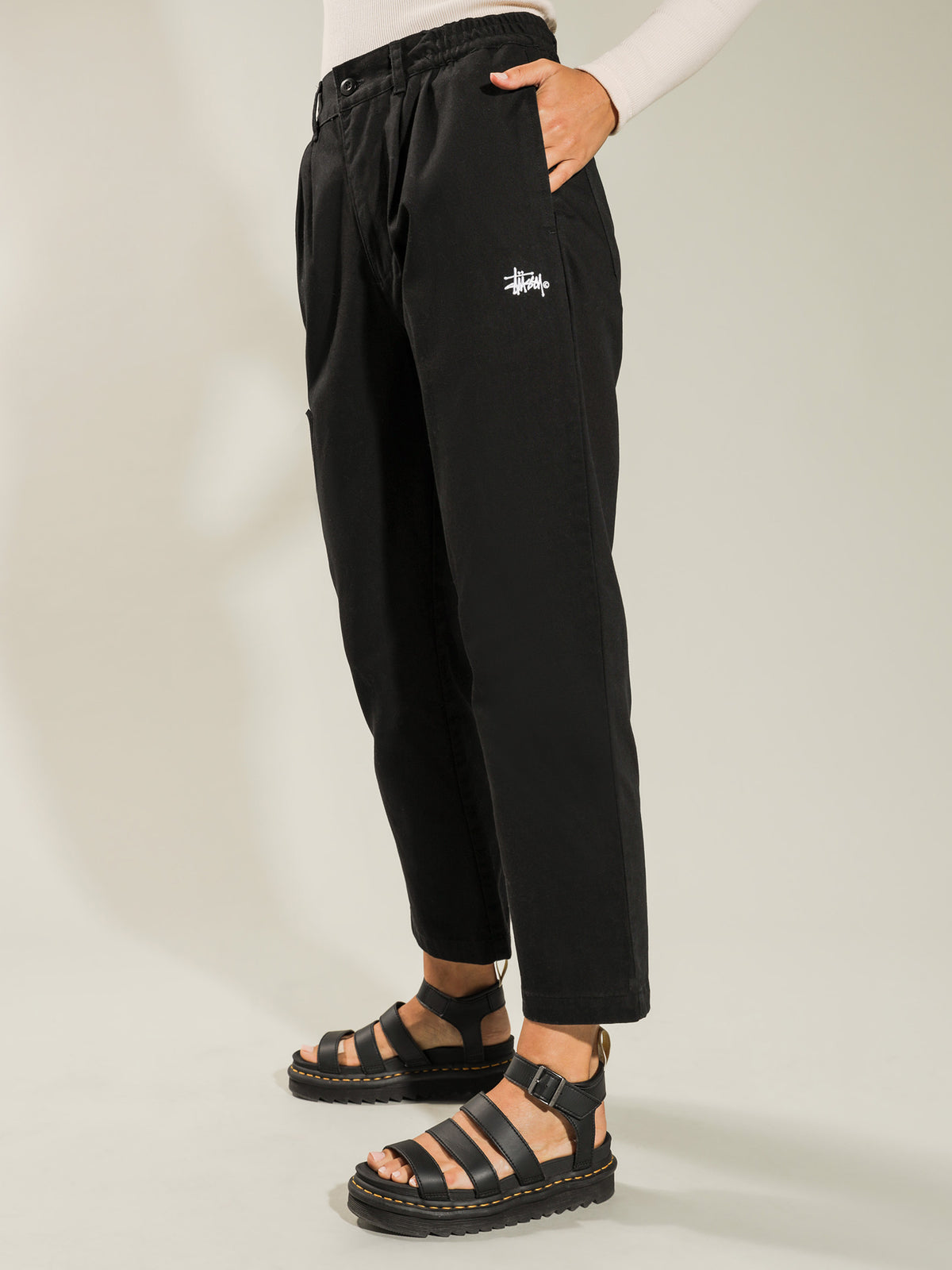 Colfax High Waisted Pants in Black