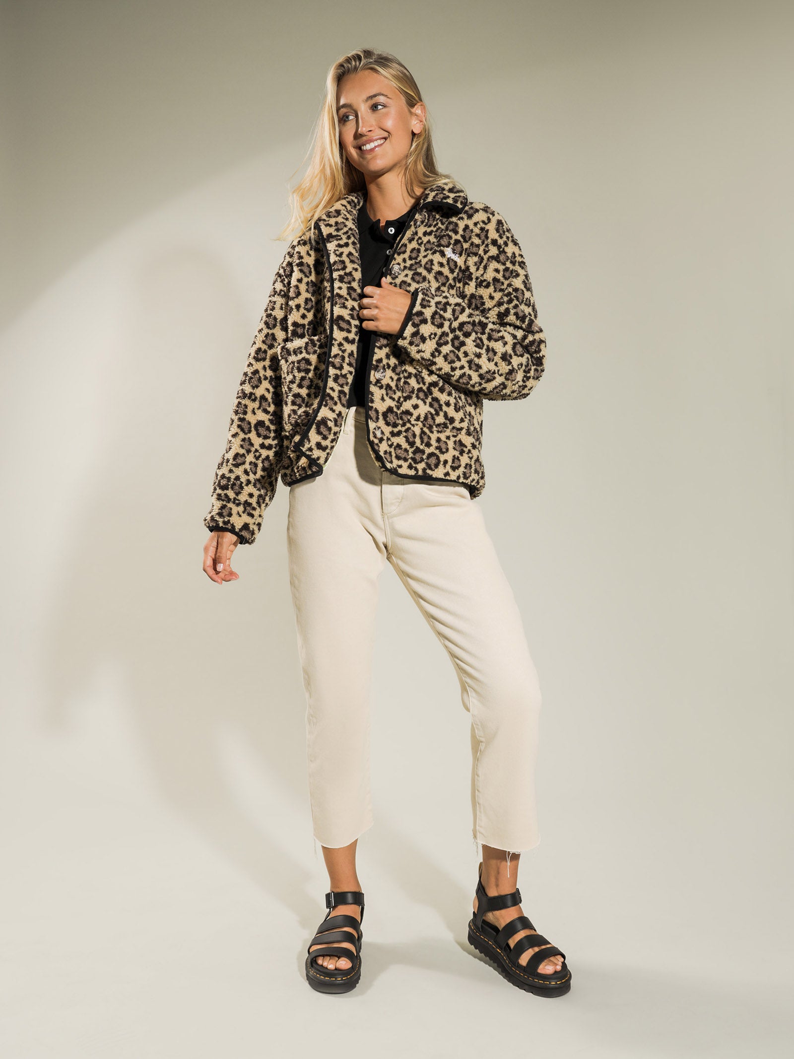 Graffiti Sherpa Jacket