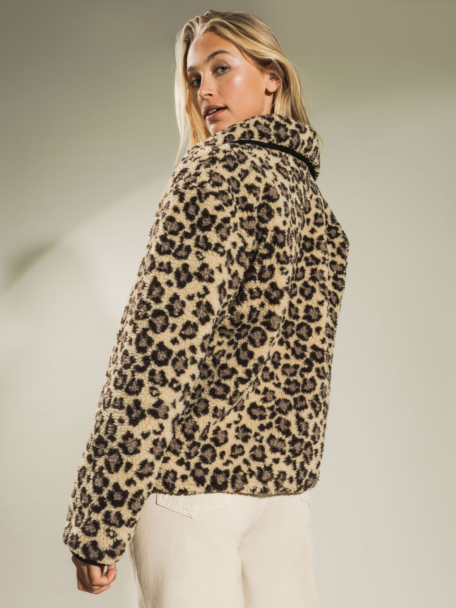 Graffiti Sherpa Jacket