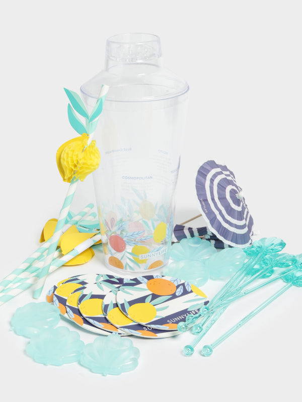 Sunnylife Cocktail Party Kit in Dolce Vita Blue Glue Store