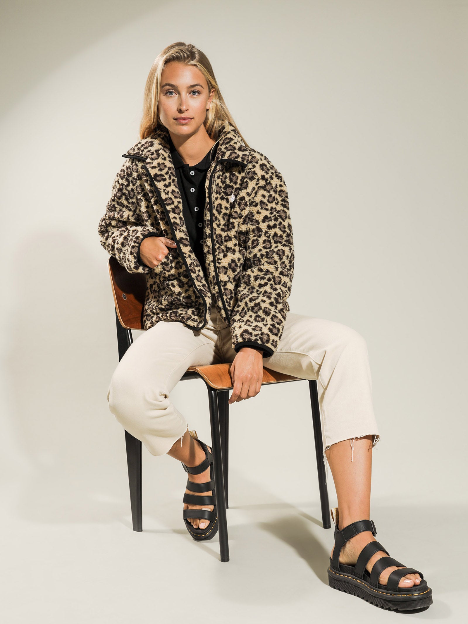 Graffiti Sherpa Jacket