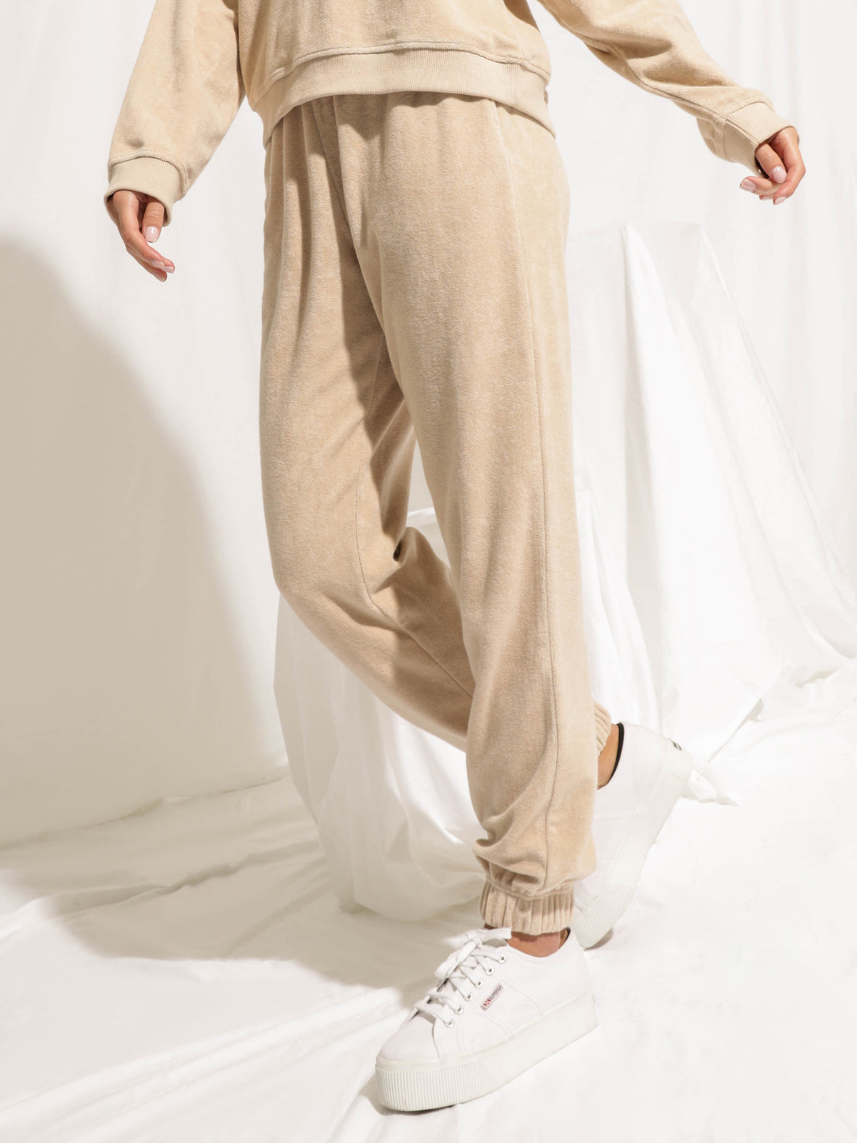 Tait Trackpants in Oyster White