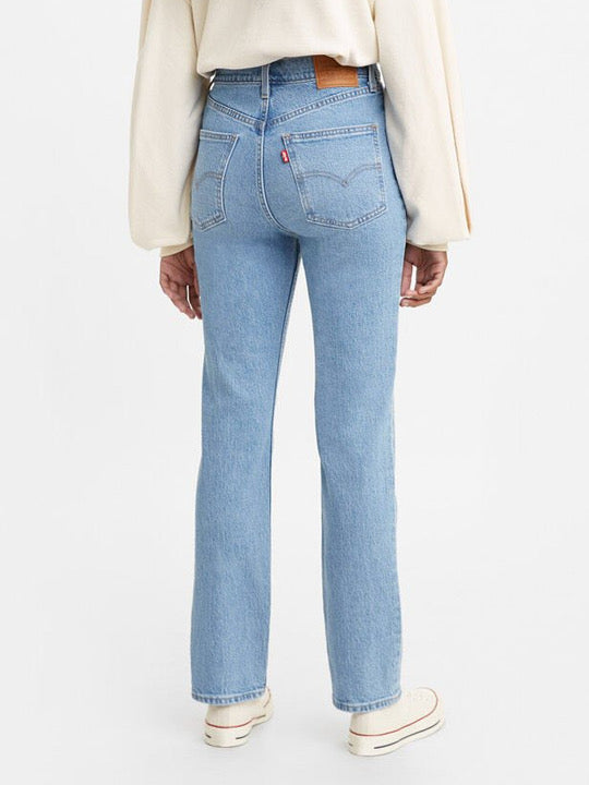 70s High Rise Straight Leg Jeans