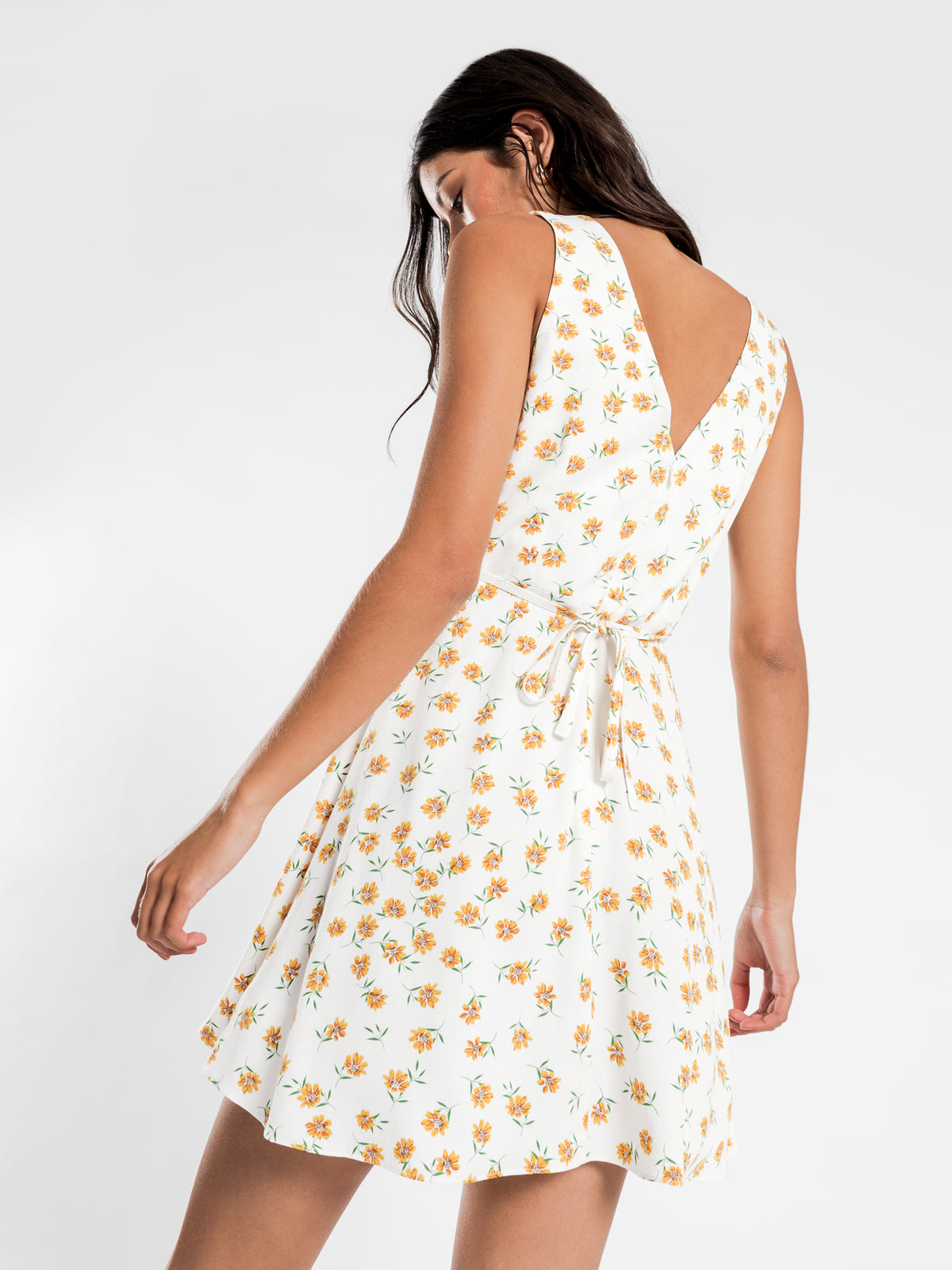 Britt Mini Dress in Sunflower