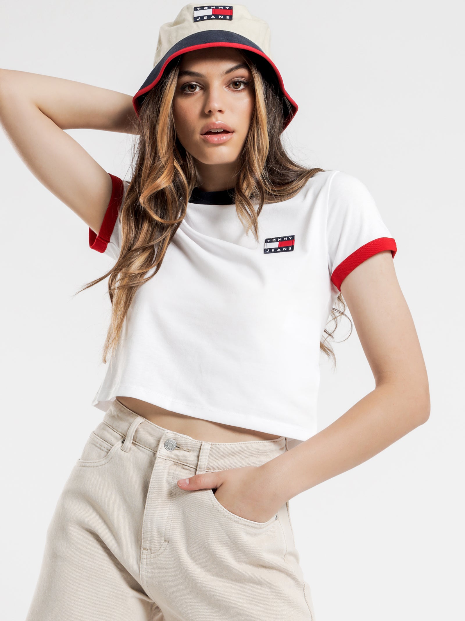 Tommy Badge Ringer T-Shirt