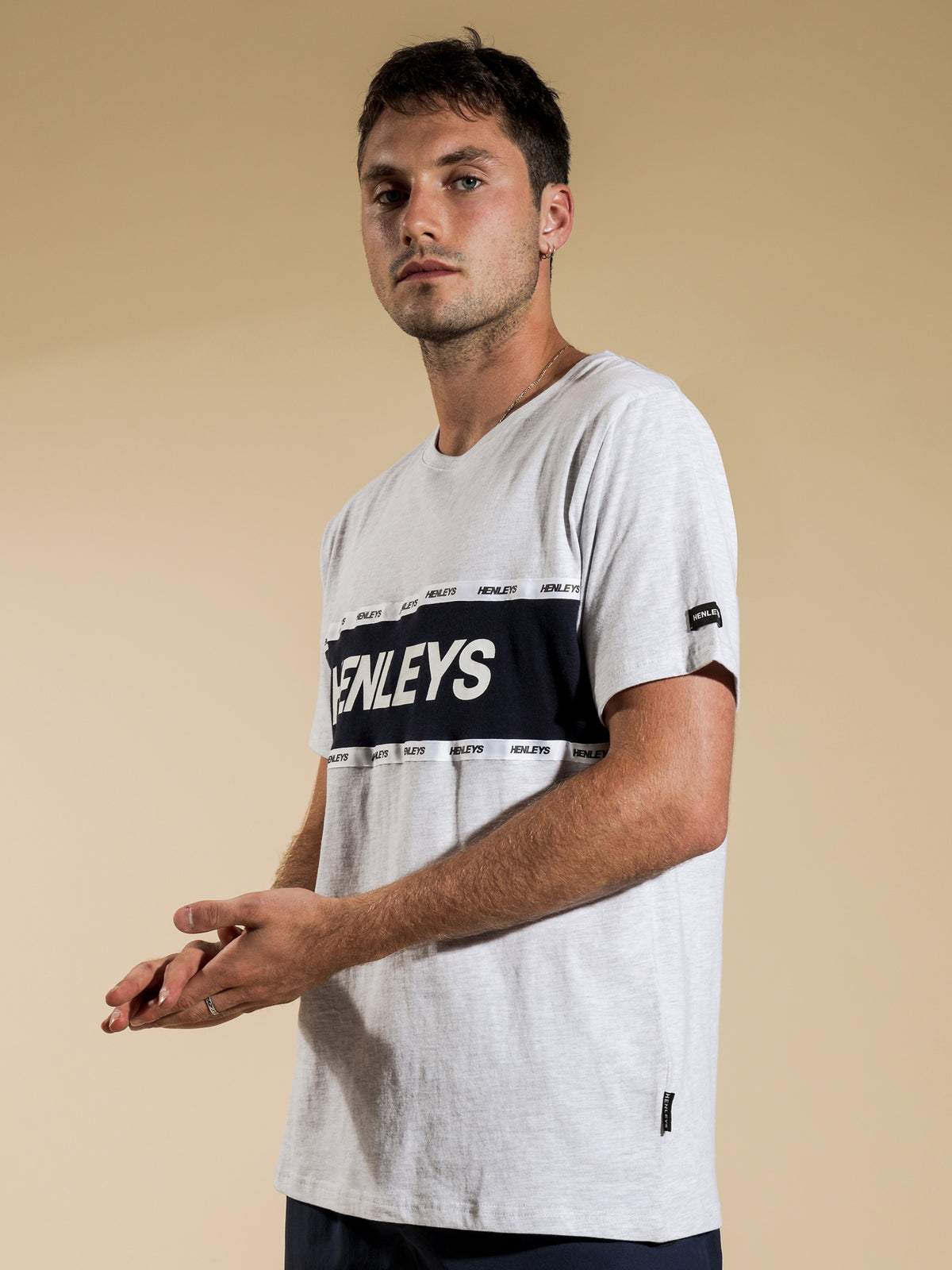 Henleys Halas T-Shirt | Snow Marle
