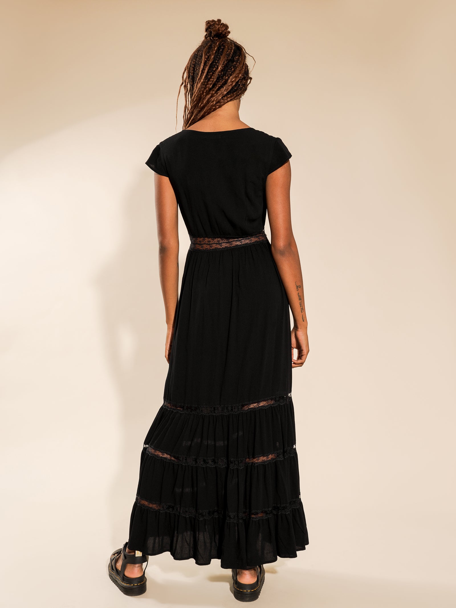 Kiara Maxi Dress in Black