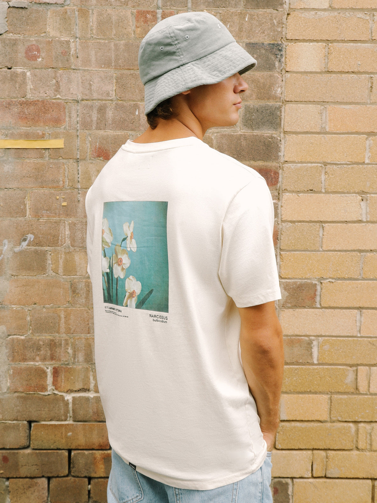 Narcissus Merch Fit T-Shirt in White