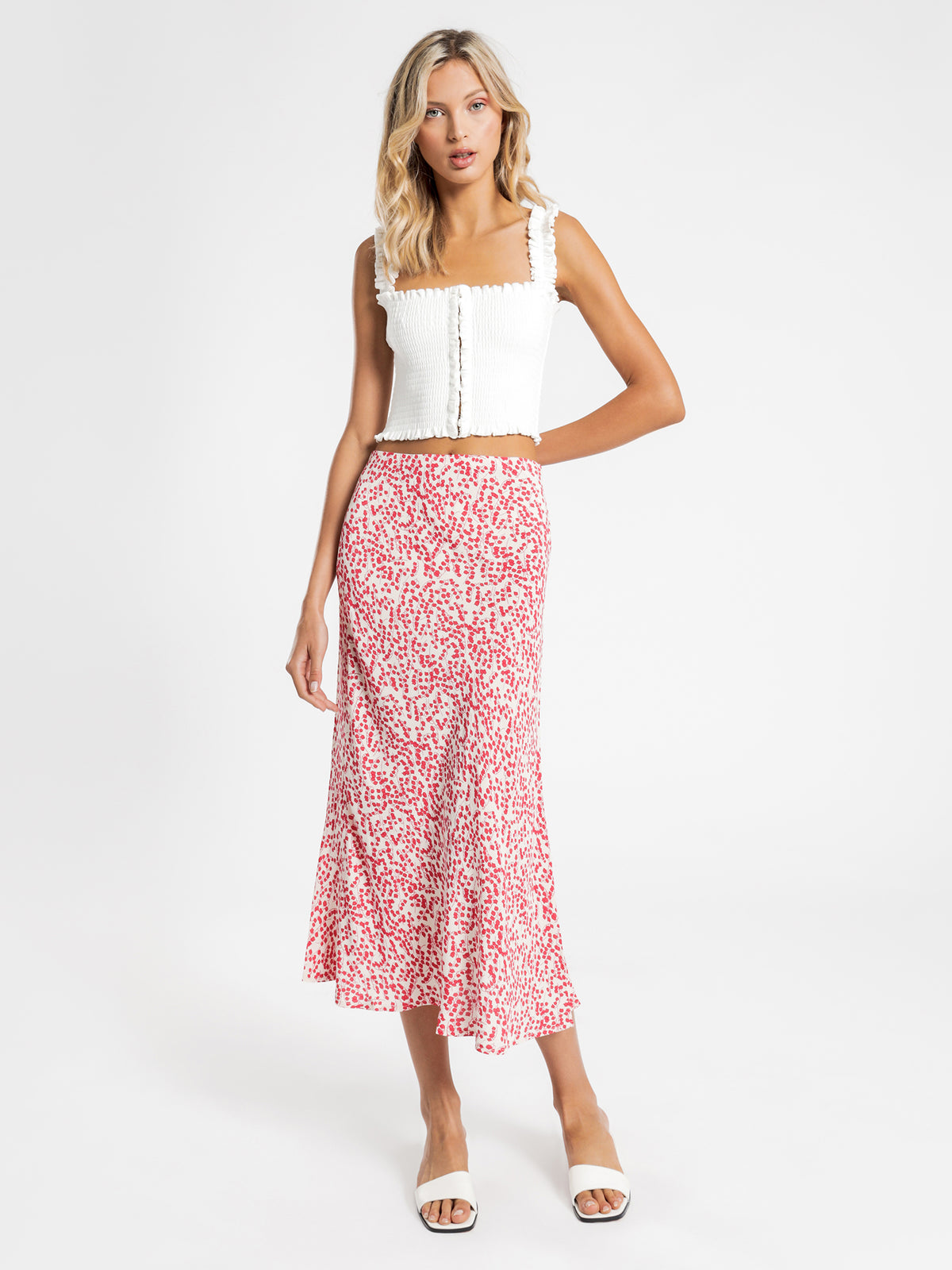 Neve Floral Midi Skirt in Floral