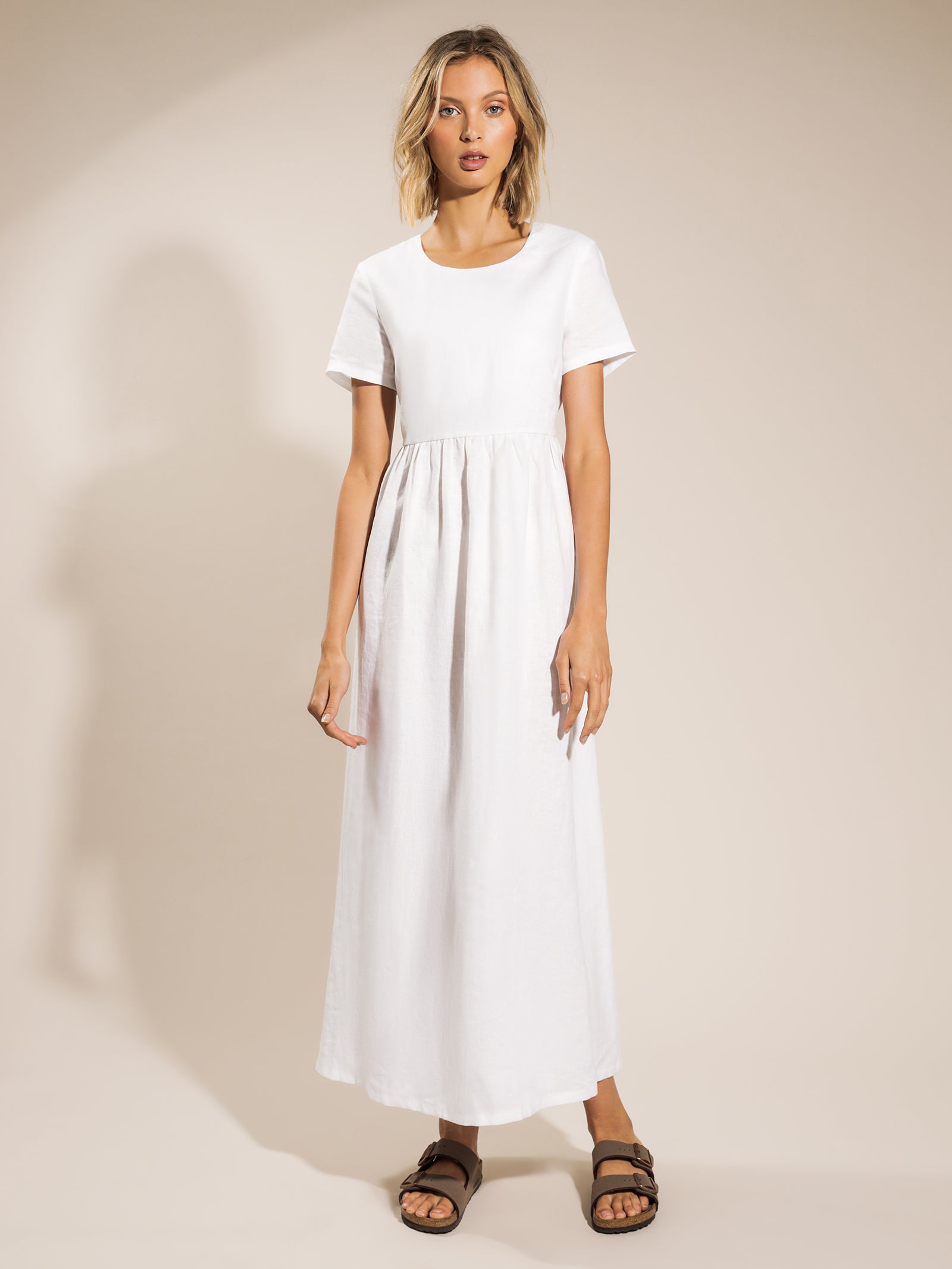Claudia Linen Maxi Dress