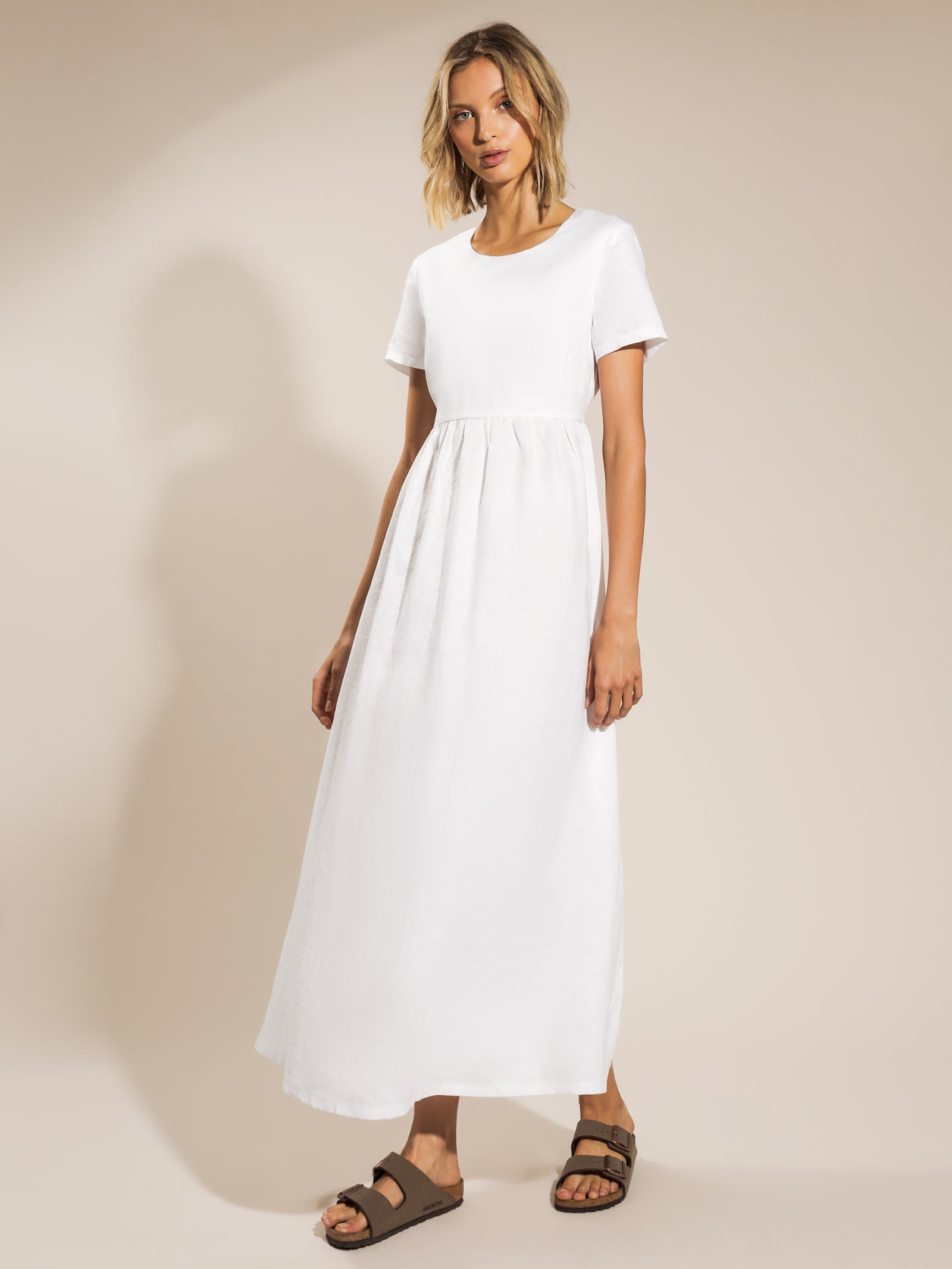 Claudia Linen Maxi Dress