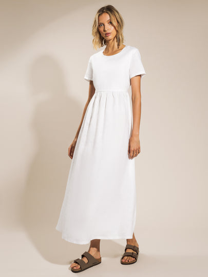 Claudia Linen Maxi Dress