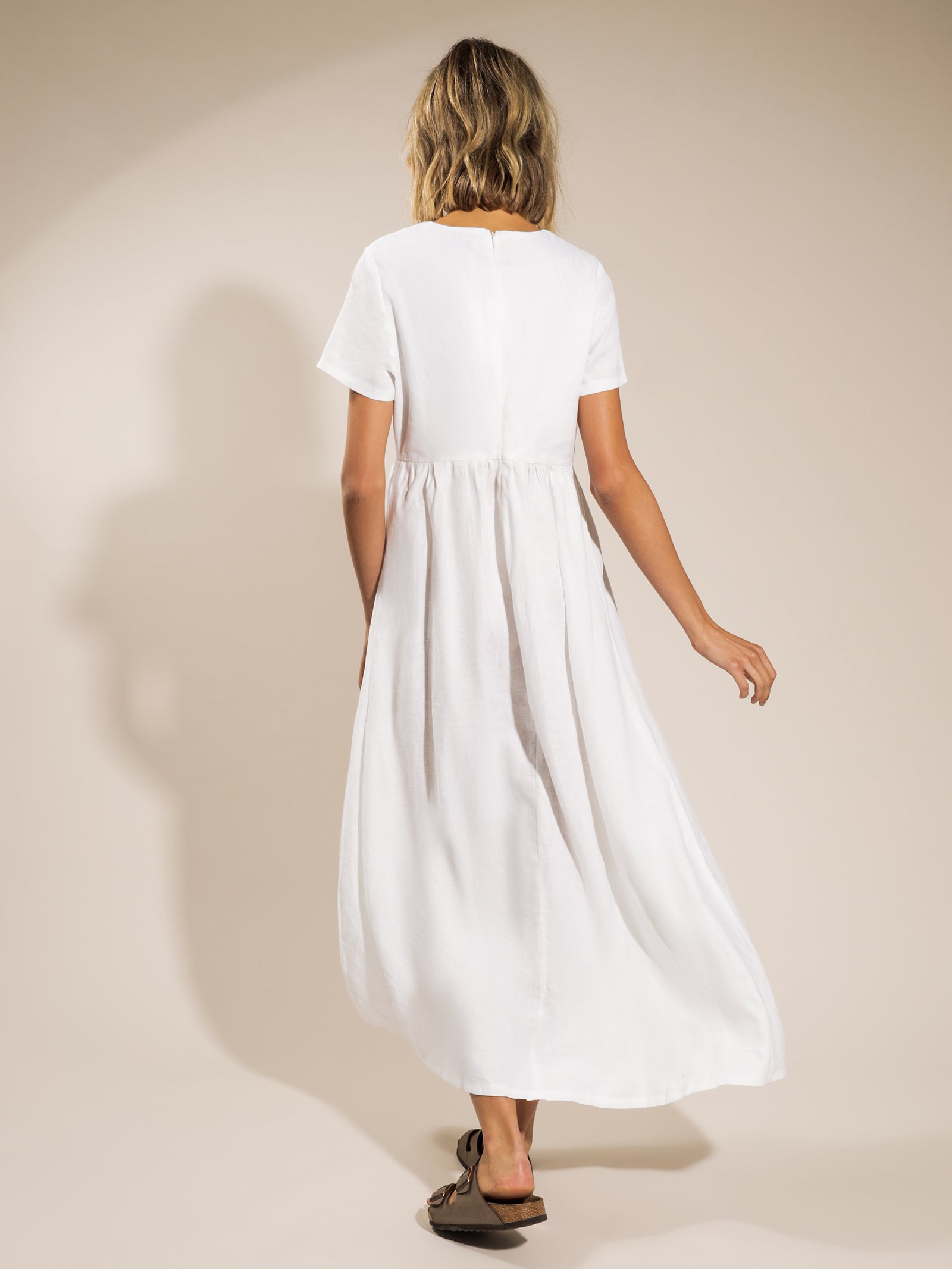 Claudia Linen Maxi Dress