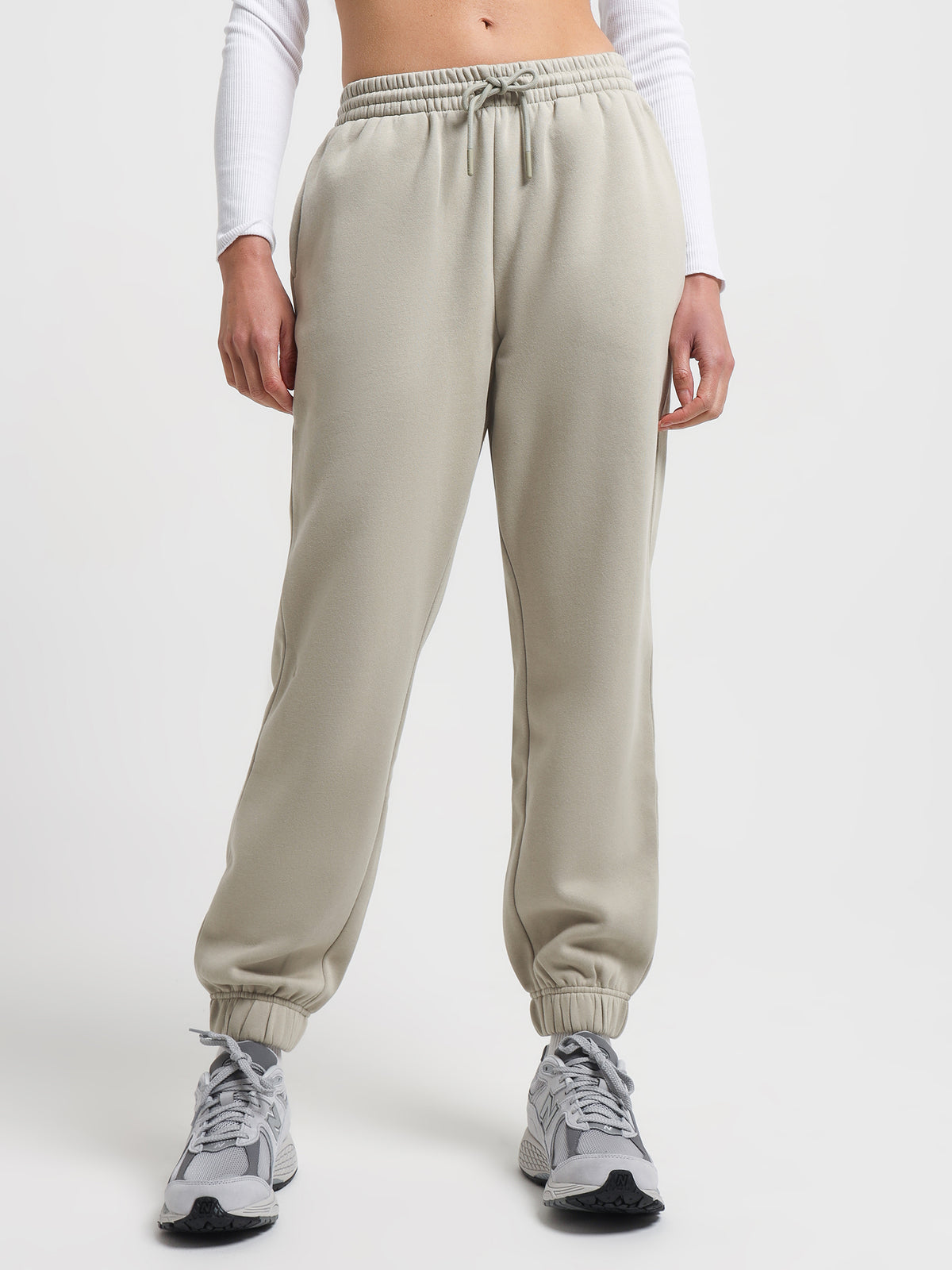 Carter Curated Track Pants in Artichoke