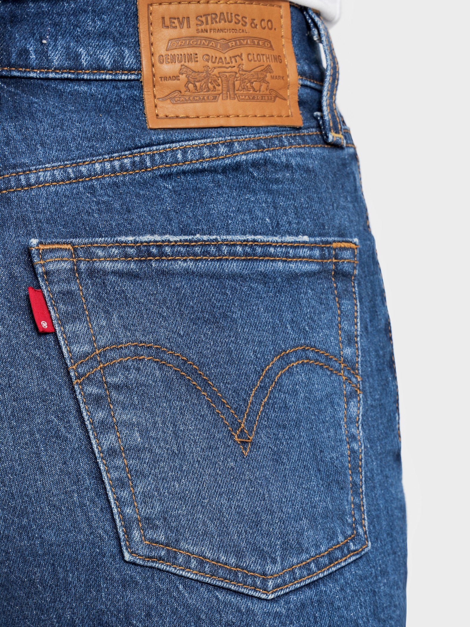 Ribcage Denim Shorts