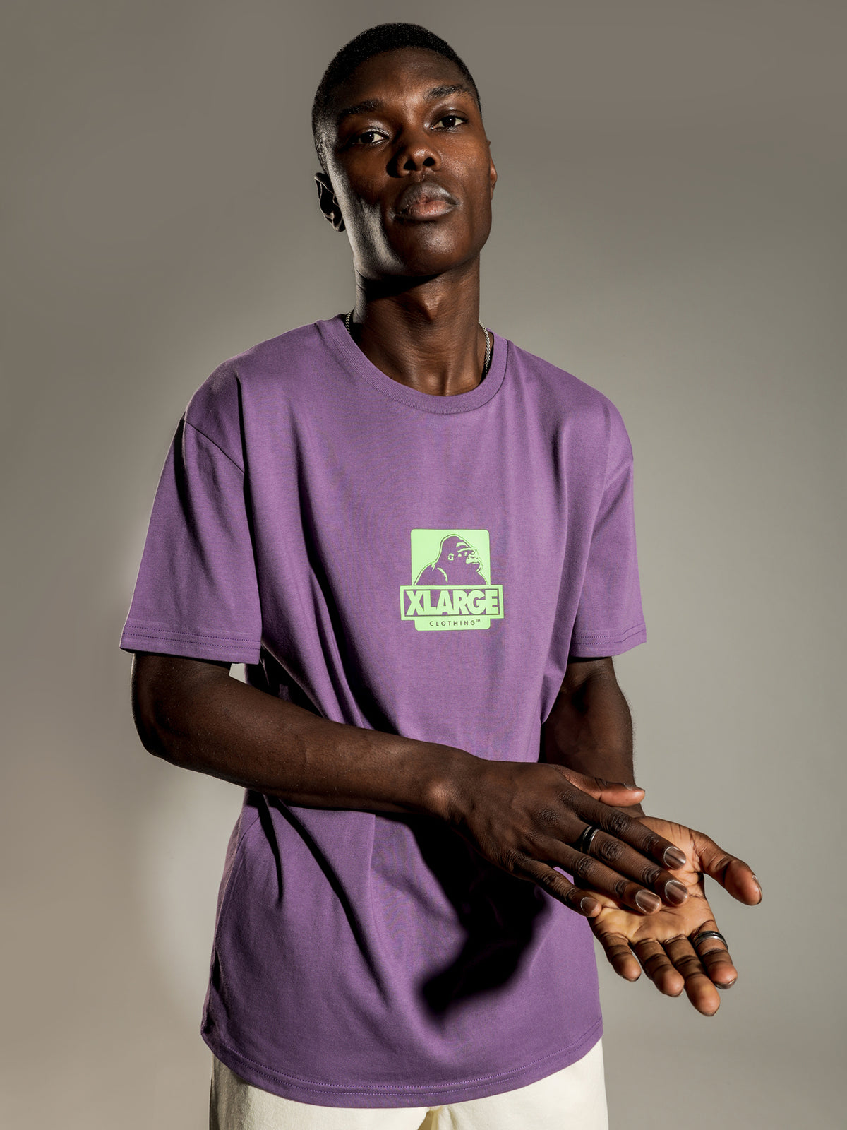 91 Short Sleeve T-Shirt in Purple