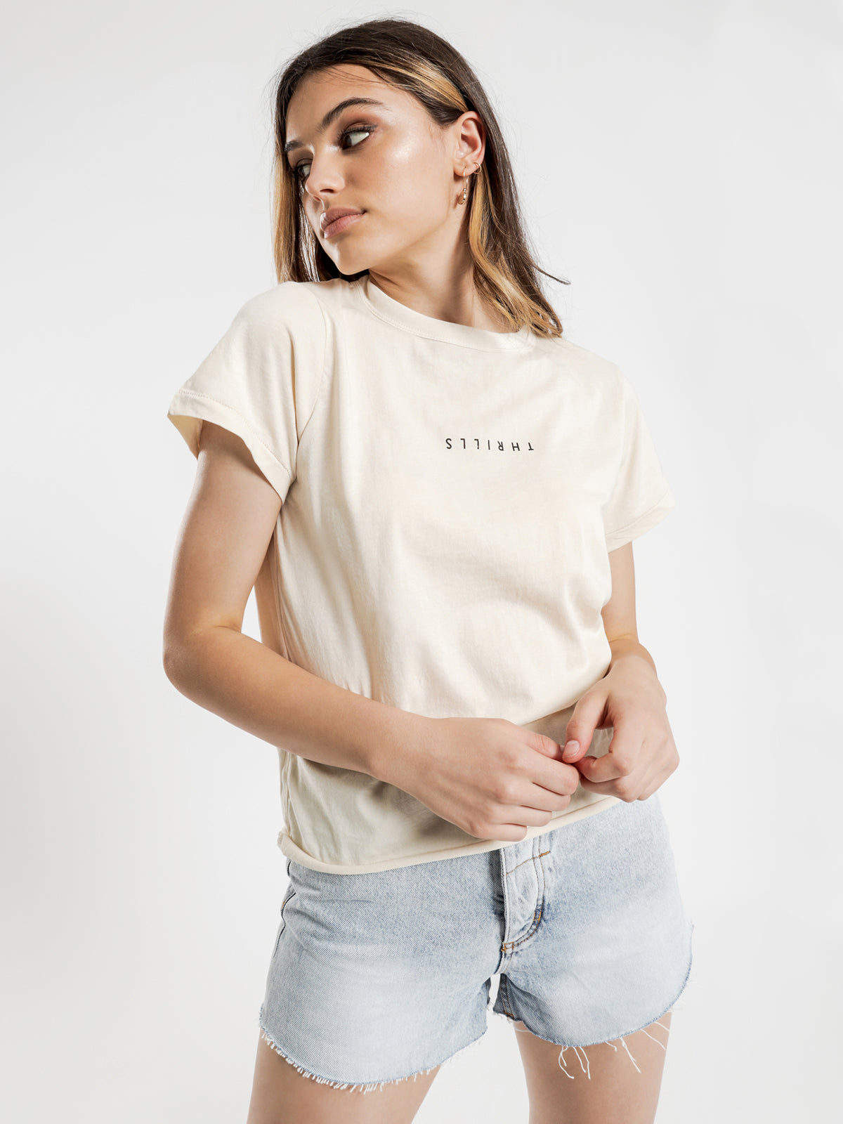 Minimal Thrills Relaxed T-Shirt in Unbleached