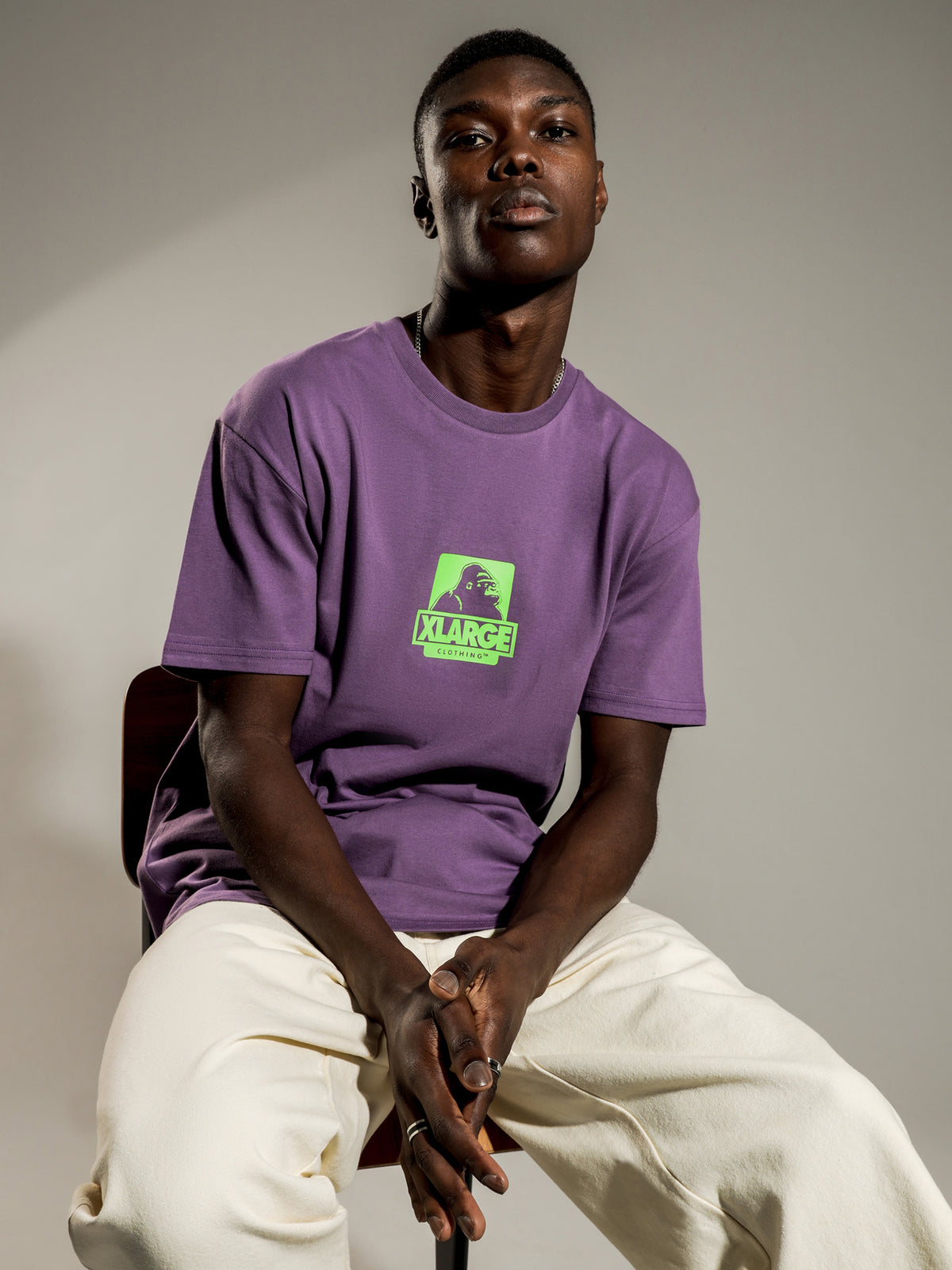 91 Short Sleeve T-Shirt in Purple