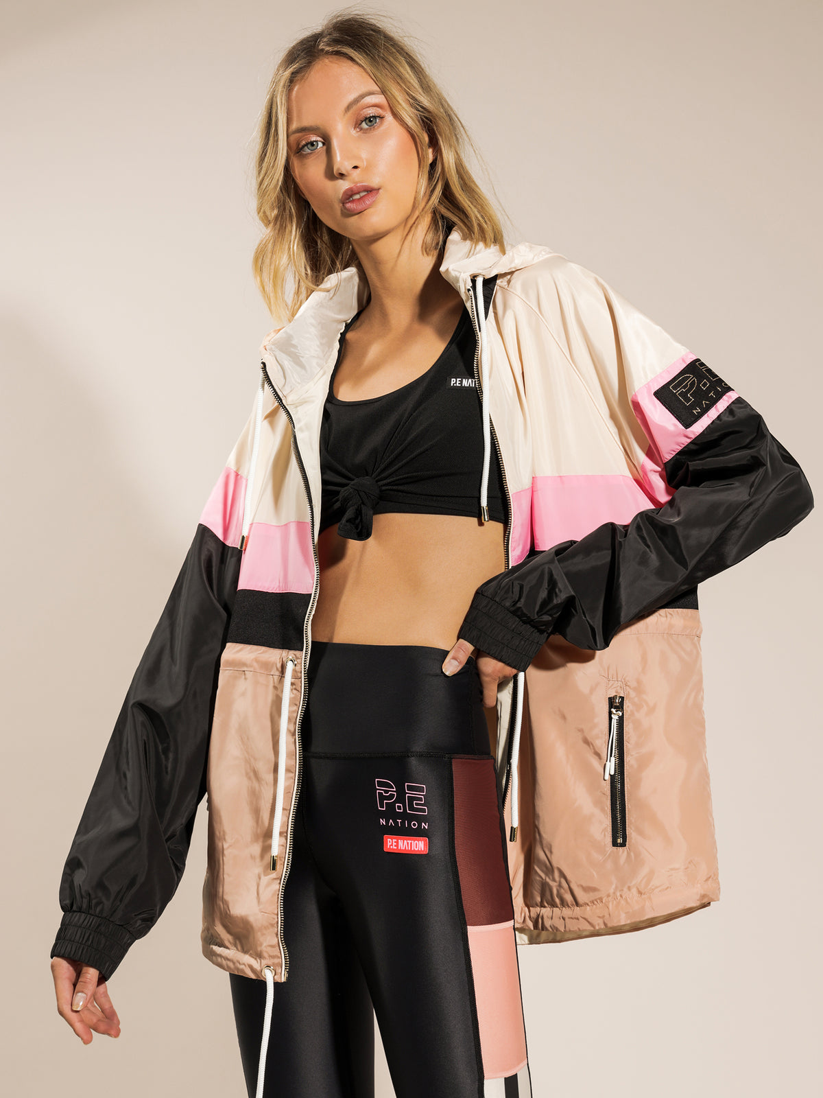Speed Cut Jacket in Coral Pink