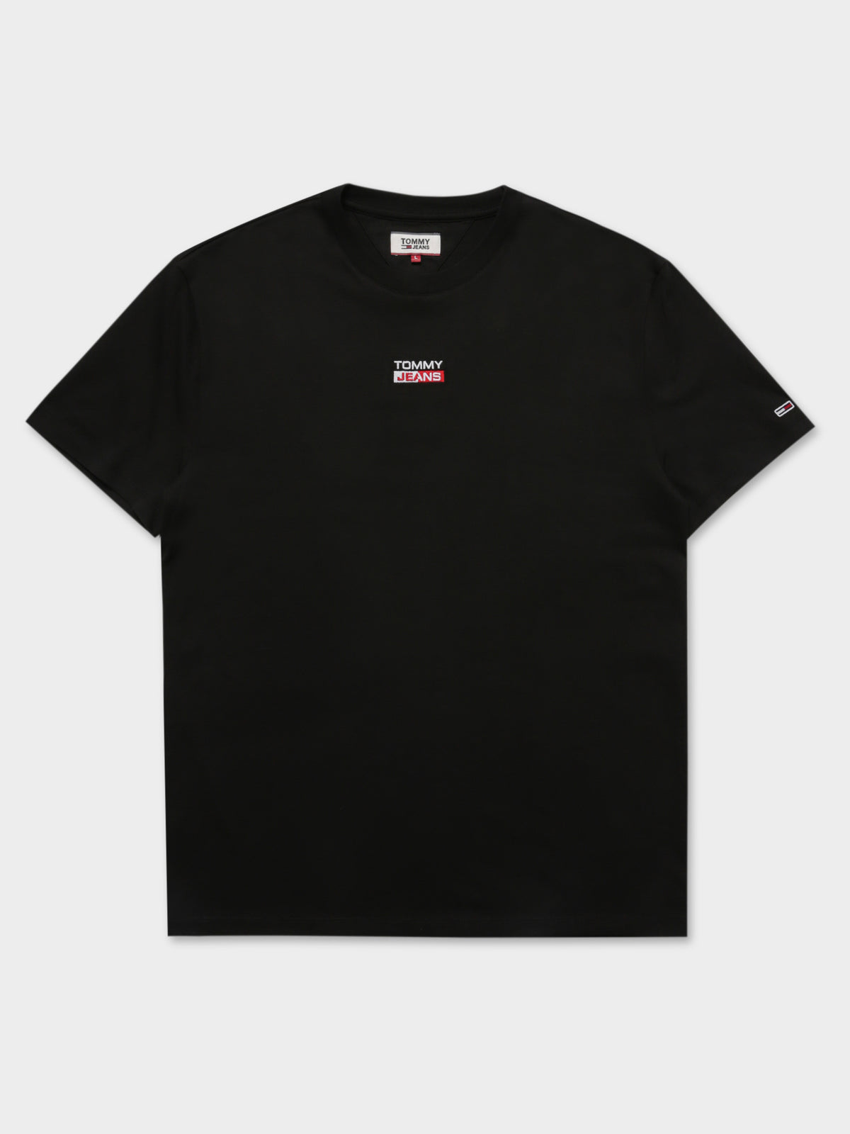 Small Centred Logo T-Shirt in Black
