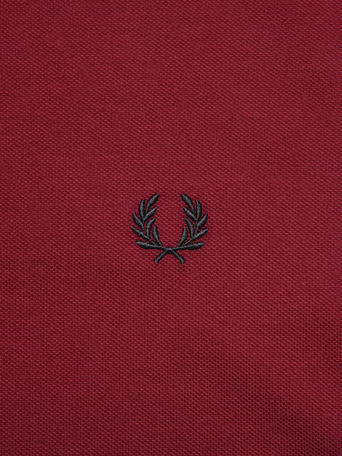 Twin Tripped Fred Perry Shirt in Burgundy