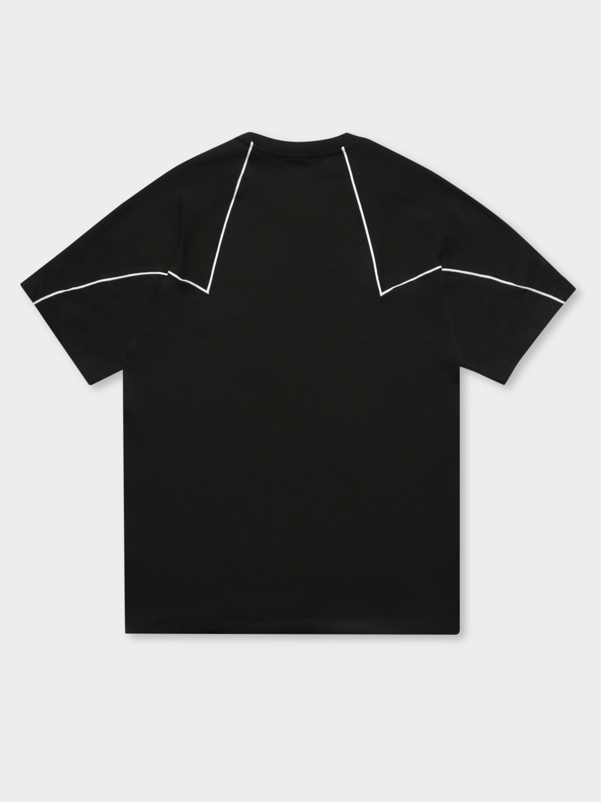 Big Trefoil Abstract T-Shirt in Black