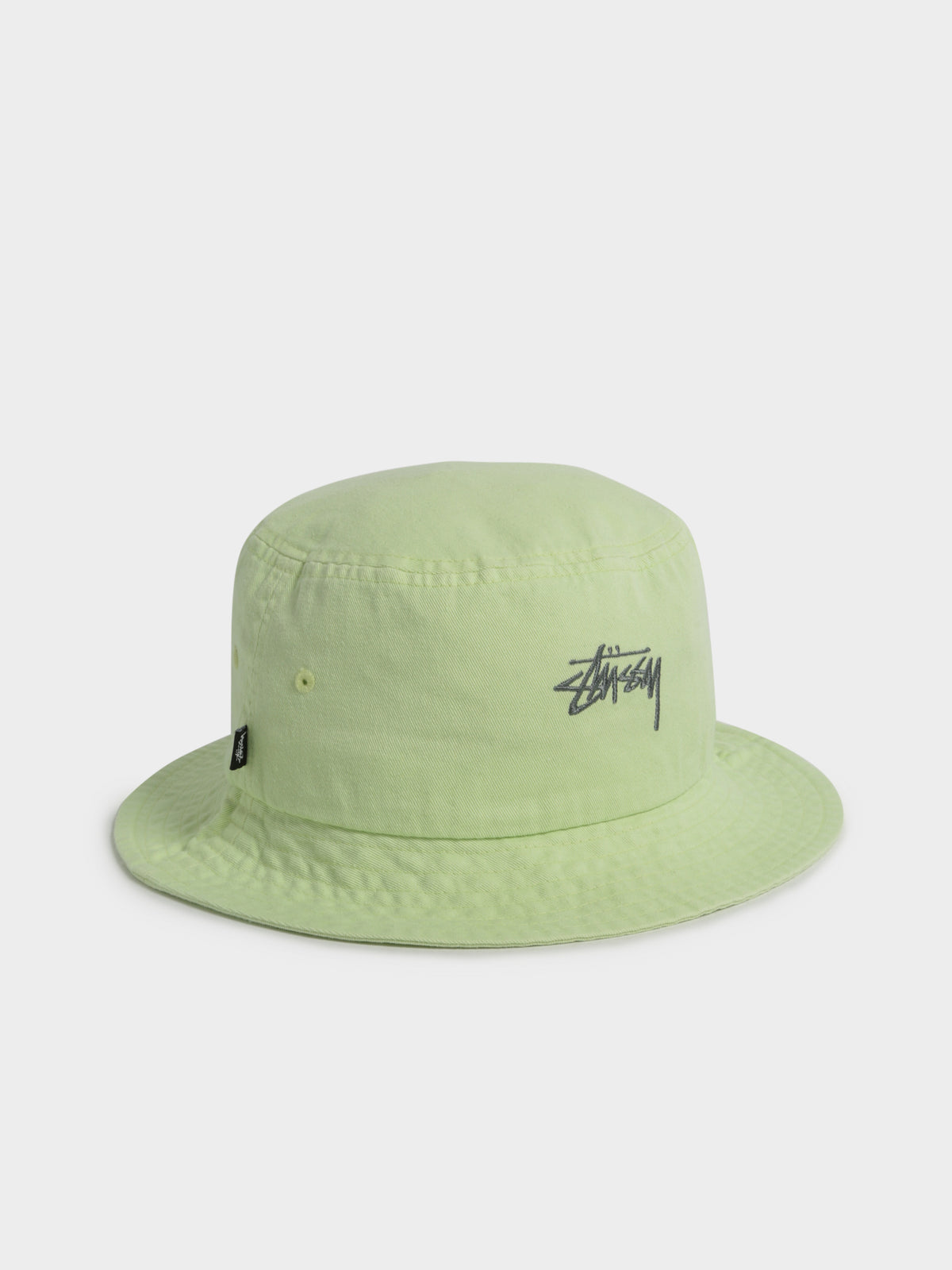 Stock Bucket Hat in Lime