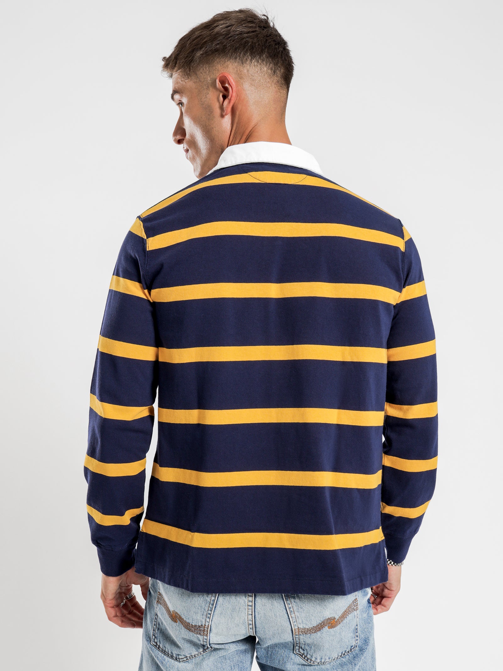 Narrow Stripe Rugby Shirt
