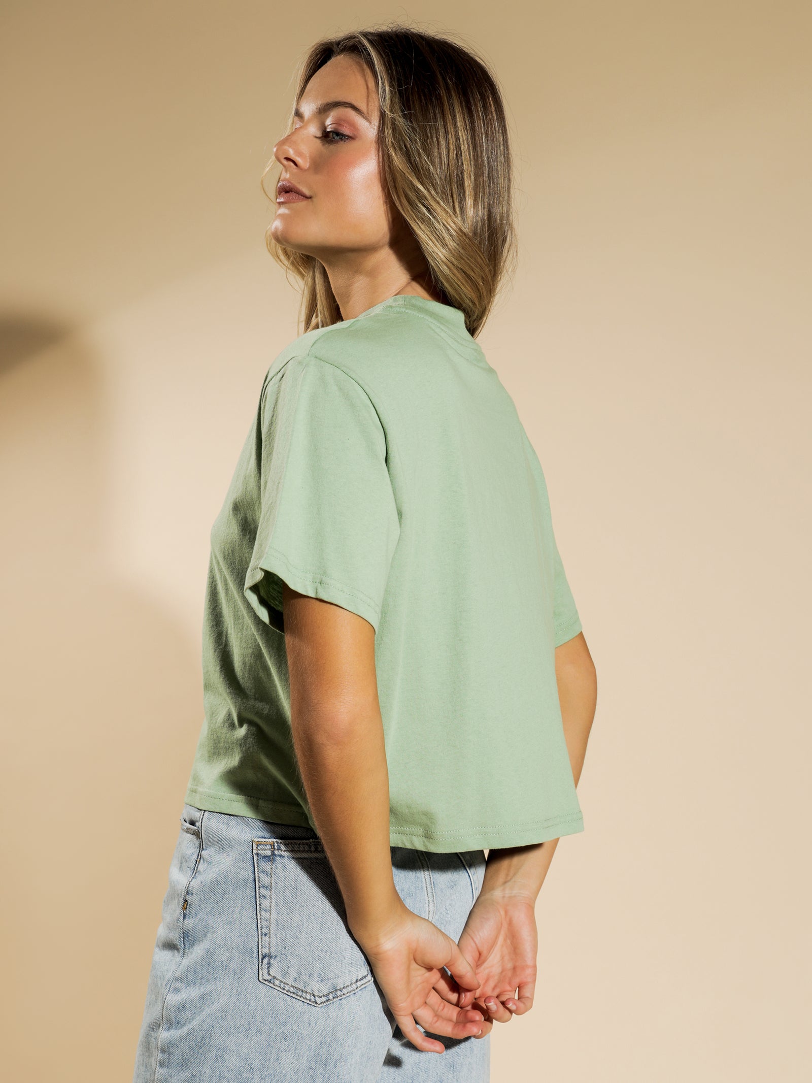 Copyright Boxy Cropped T-Shirt