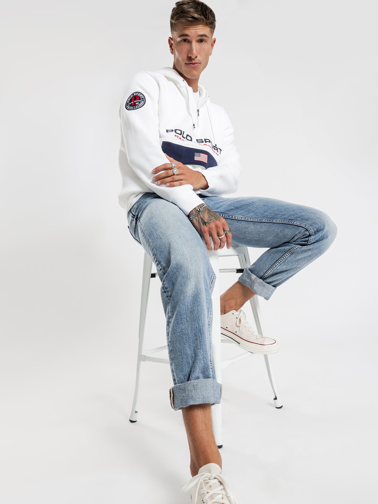 Half Zip-through Hoodie