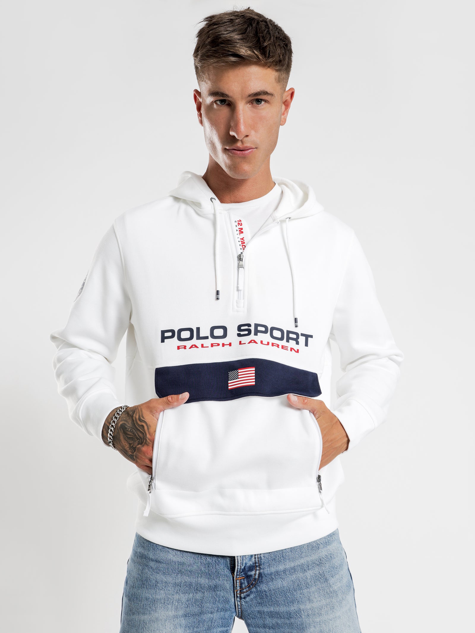 Half Zip-through Hoodie
