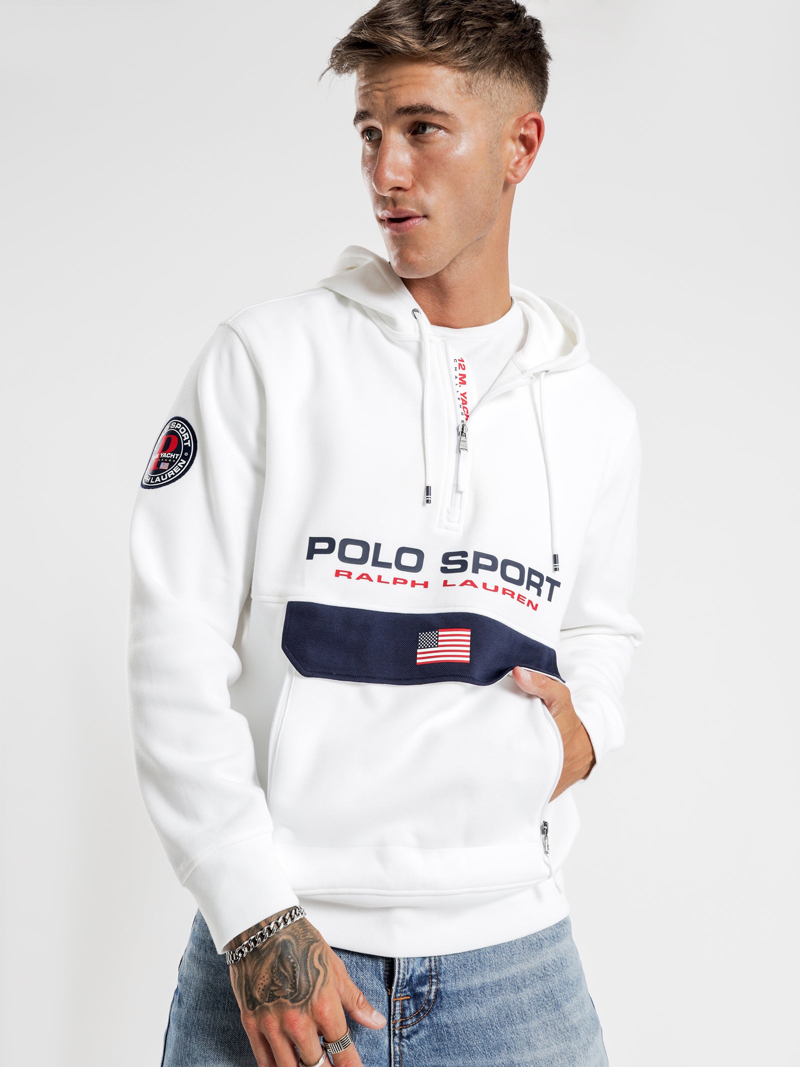 Half Zip-through Hoodie