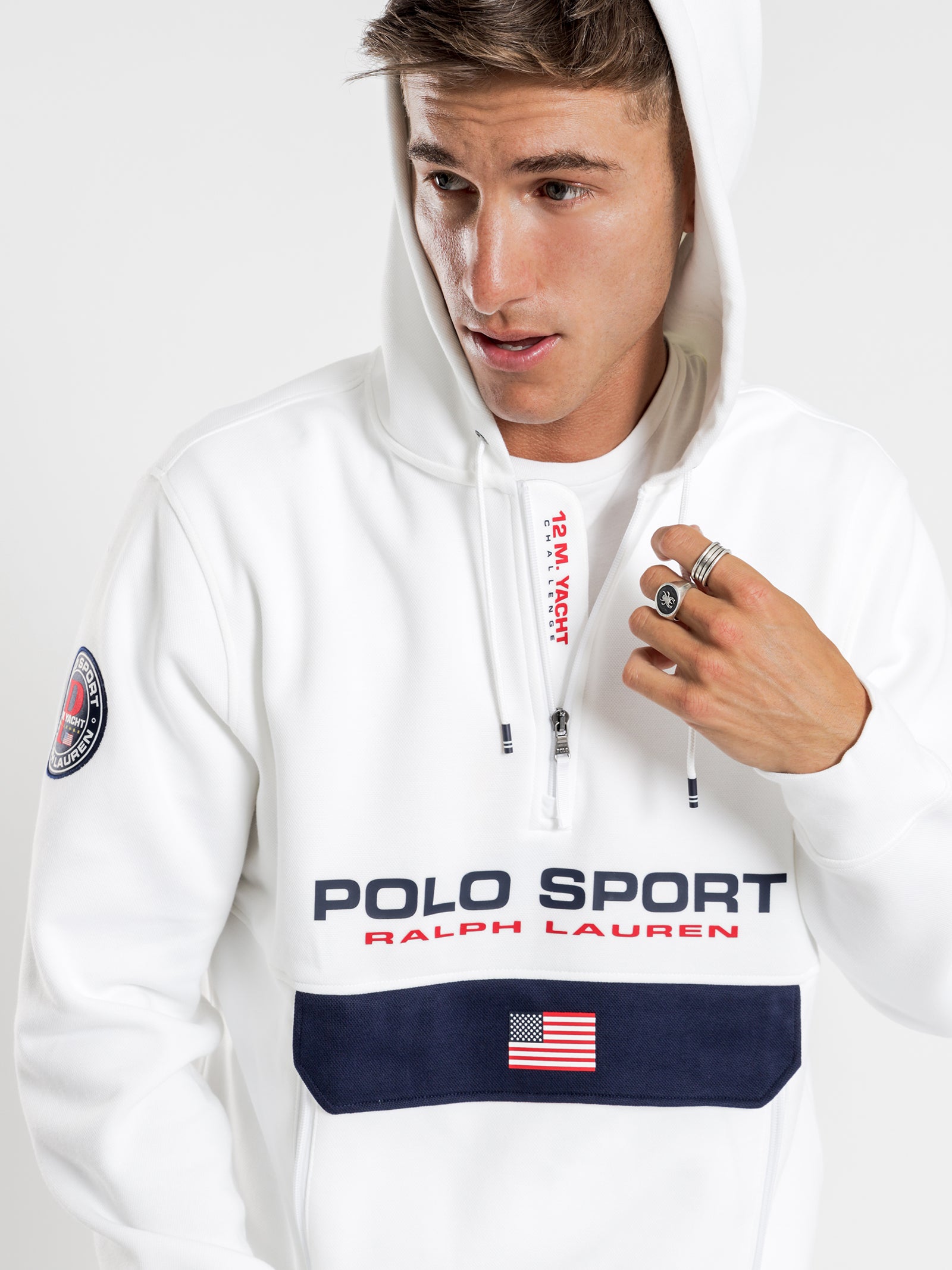 Half Zip-through Hoodie