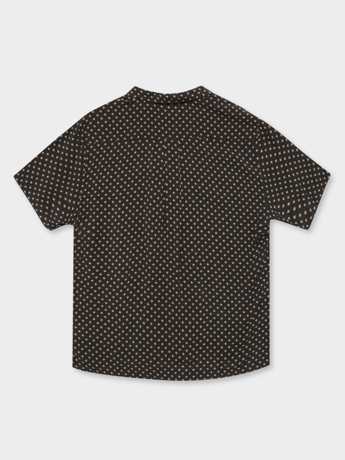 Microdot Short Sleeve Shirt in Citrine