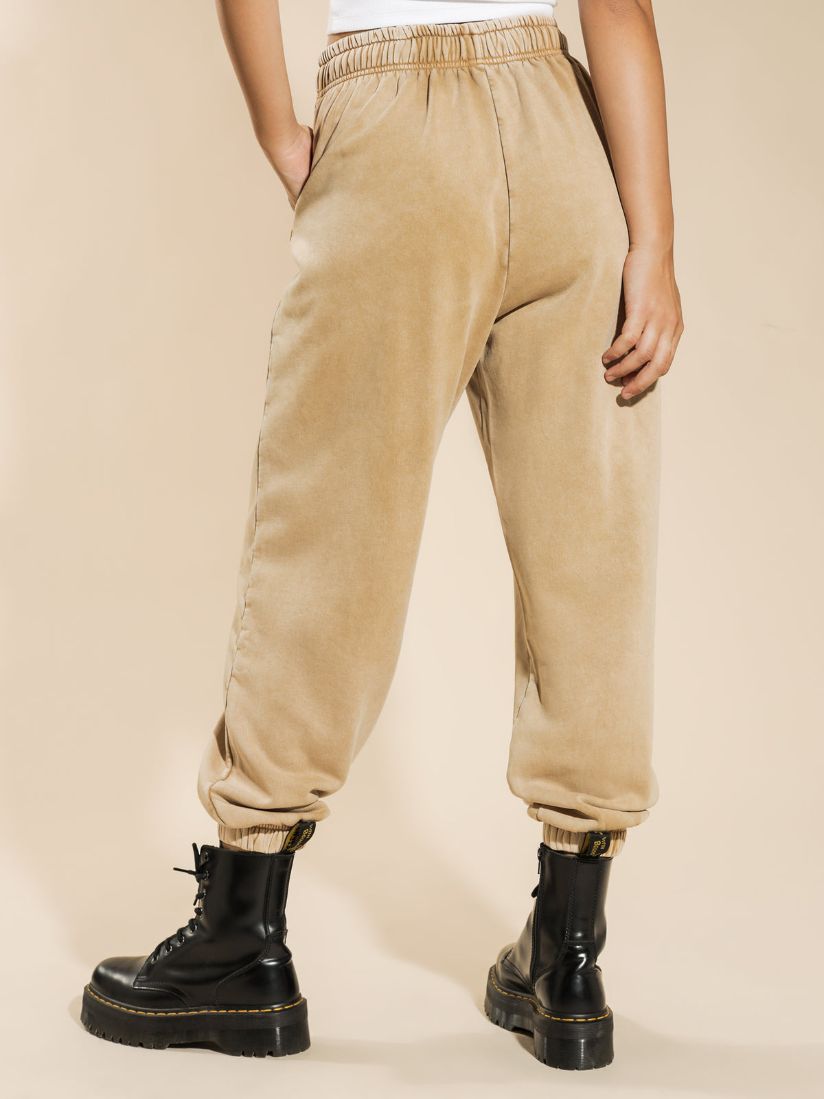 Beyond Acid Trackpants in Washed Sand