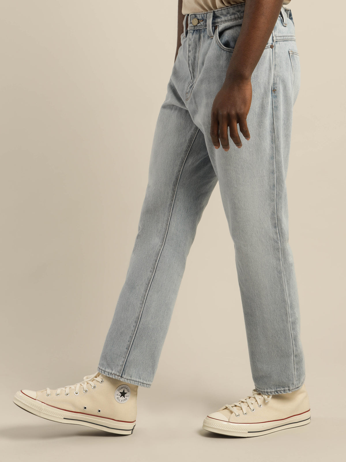 A Straight Big Show OG Jeans in Light Vintage