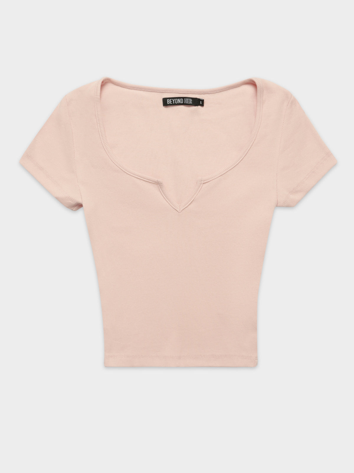 Beyond Her Bowie Cut Out T-Shirt | Pink