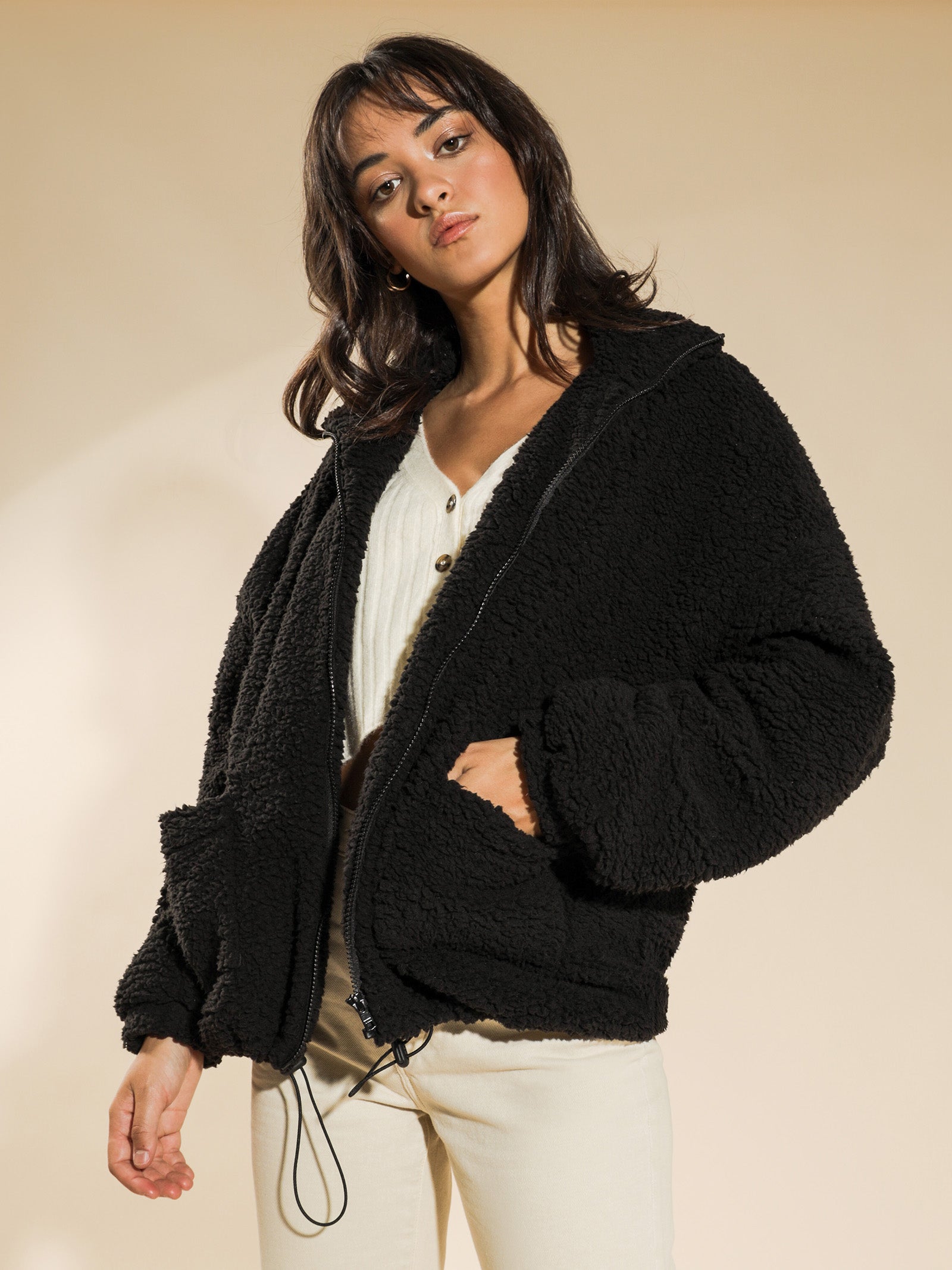 Sherpa Lined American Stitch Sherpa Trucker Jacket Clearance