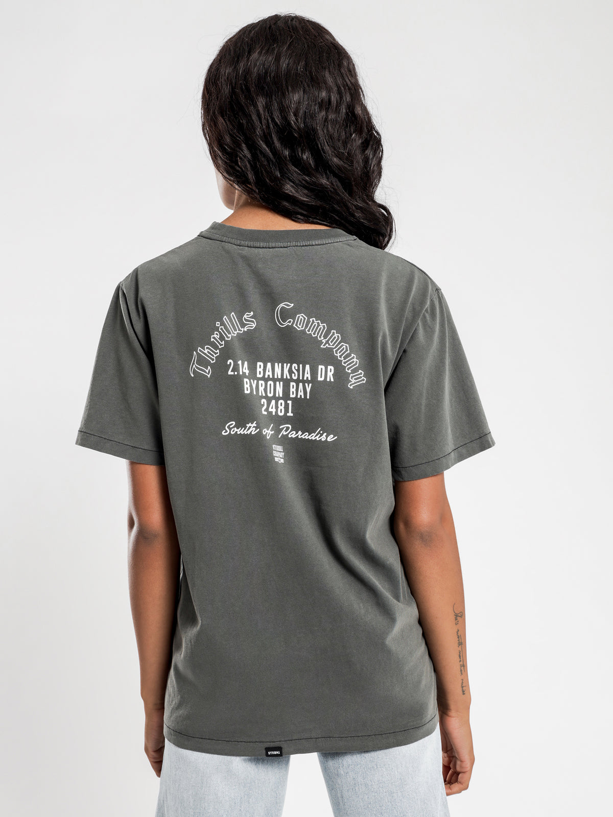 Thrills Regal Wolf Merch T-Shirt | Black