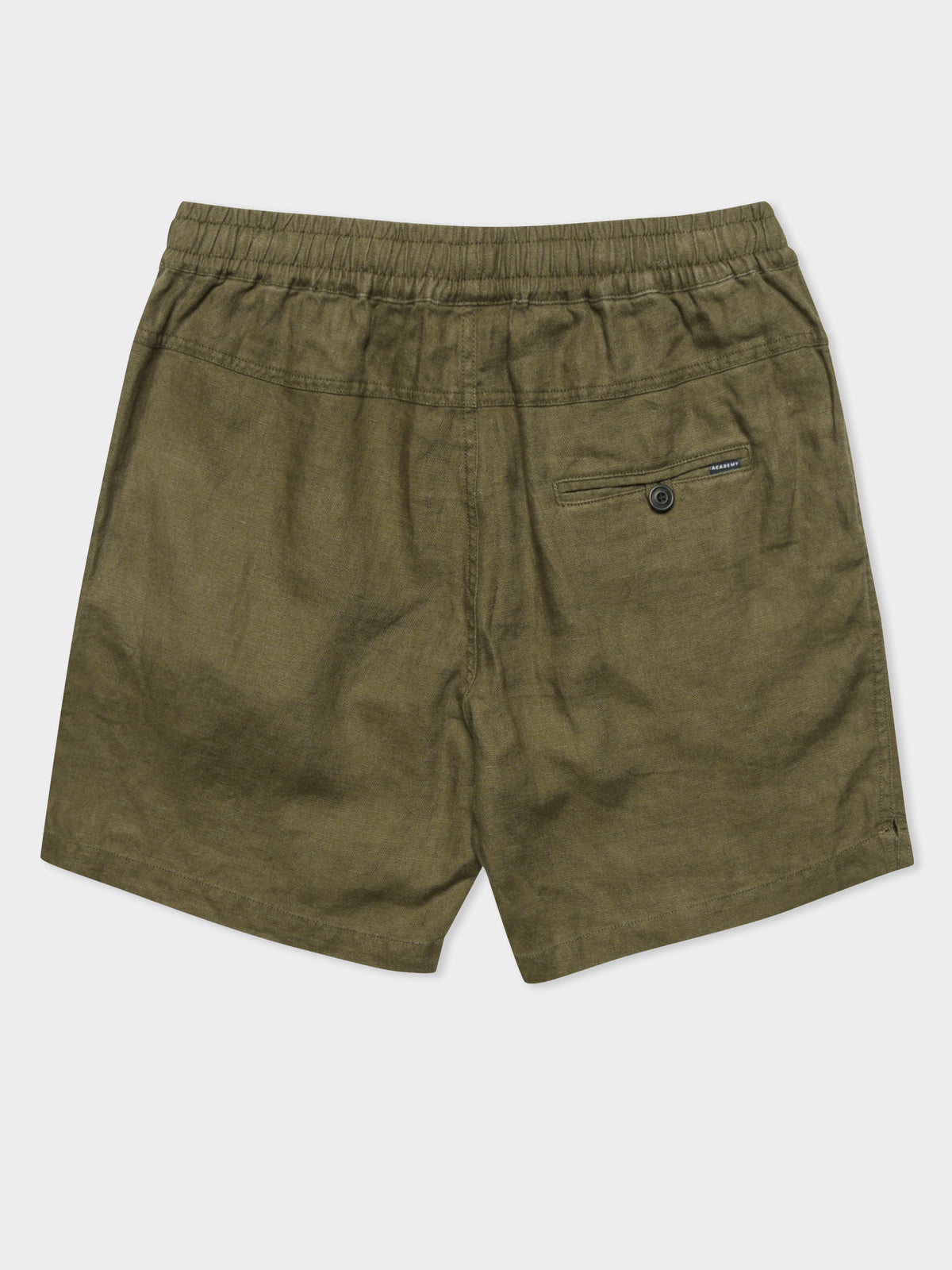 Riviera Linen Shorts in Olive